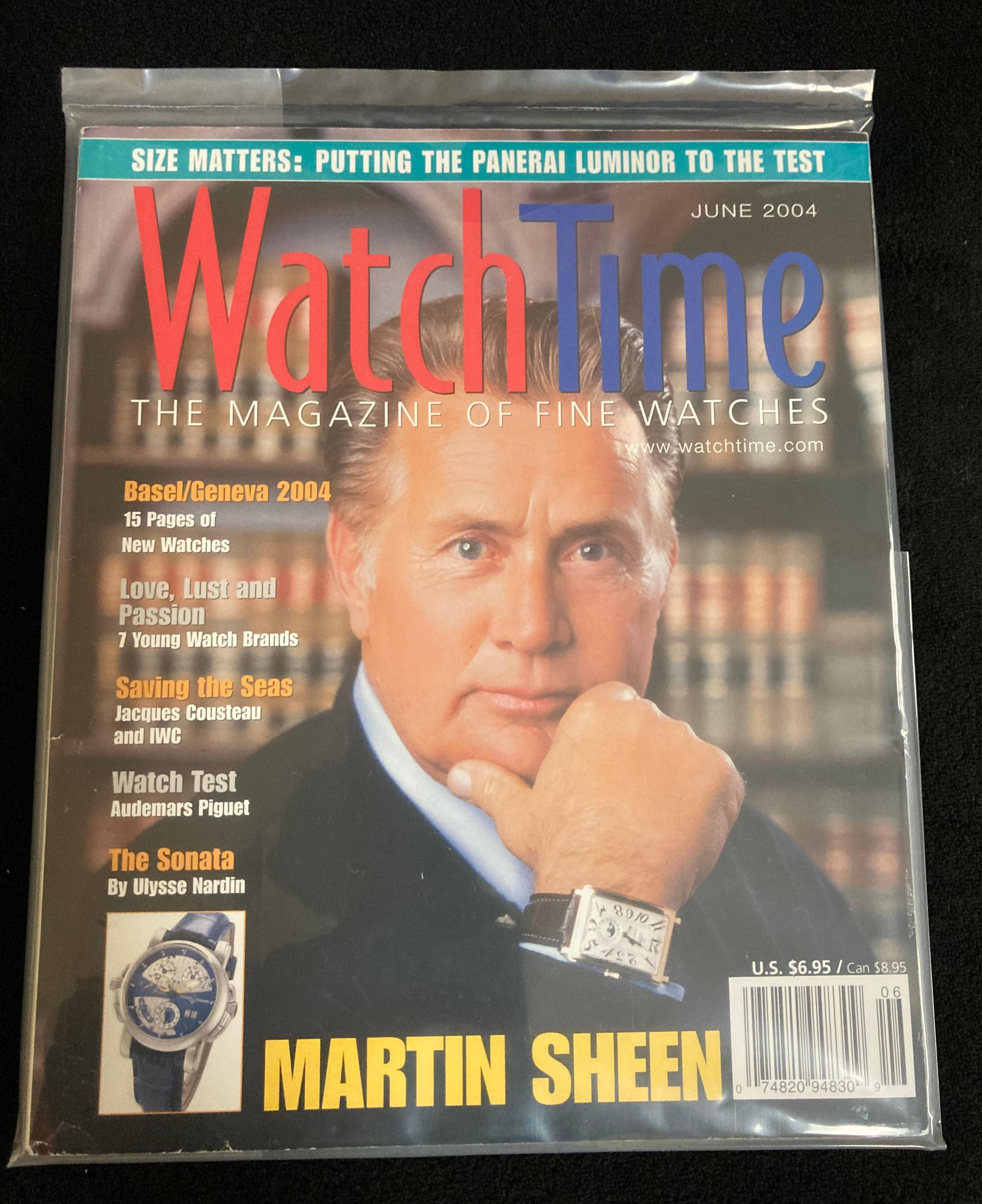 OWNED & LOVED BY MARTIN SHEEN - Reloj Gevril Avenue of Americas Massive SS, Caja en venta 5
