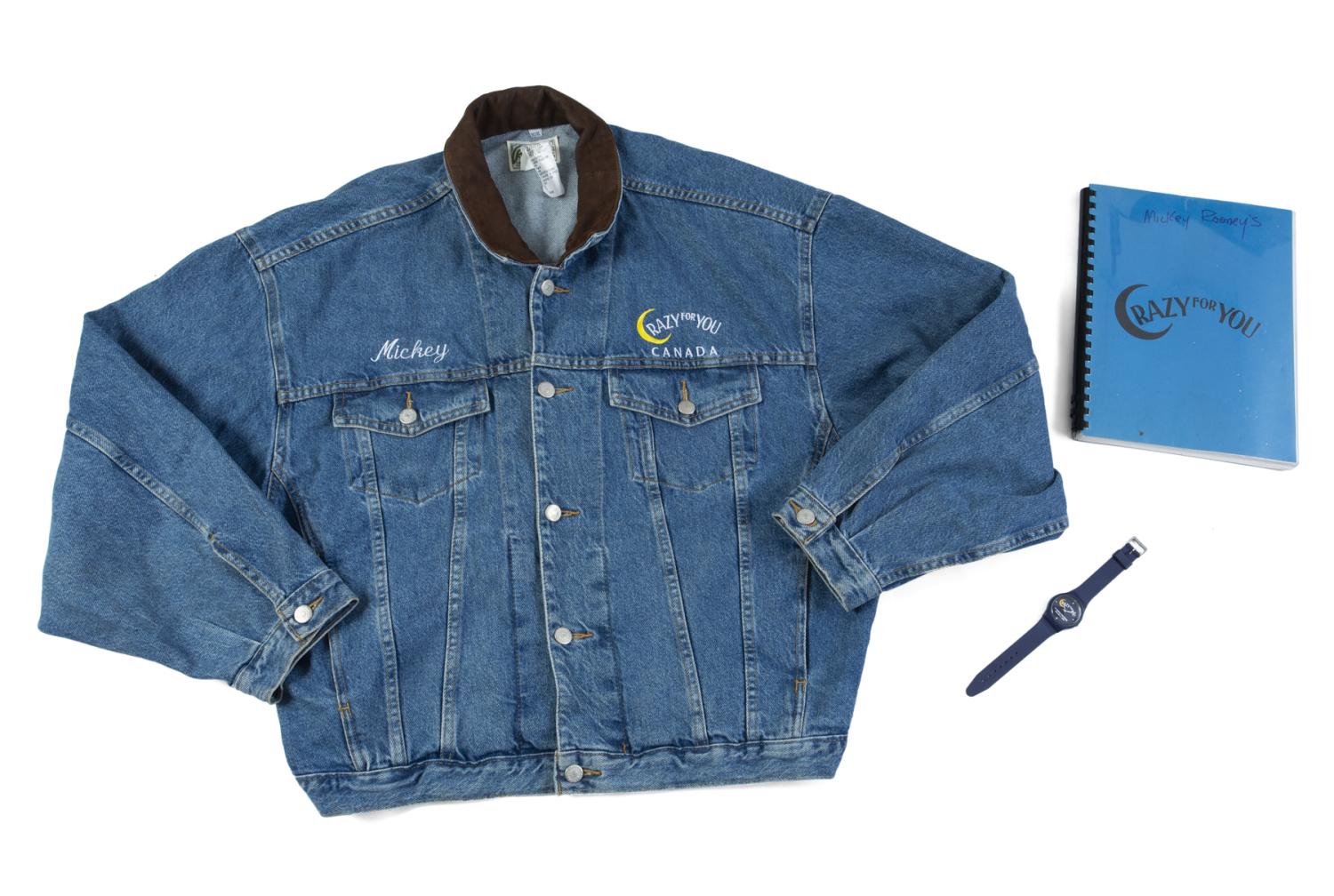 Owned & Used By Mickey Rooney - Crazy for You Reloj, Guión y Chaqueta en venta 3