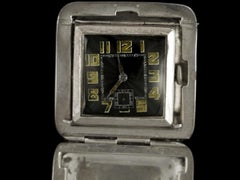 OWNED & USED BY STEVE MARTIN - 1934 Very Fine Swiss Sterling Silver Art Deco