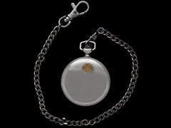 Posseduto e usato da Dusty Hill degli ZZ TOP - Orologio da taschino cromato Harley Davidson