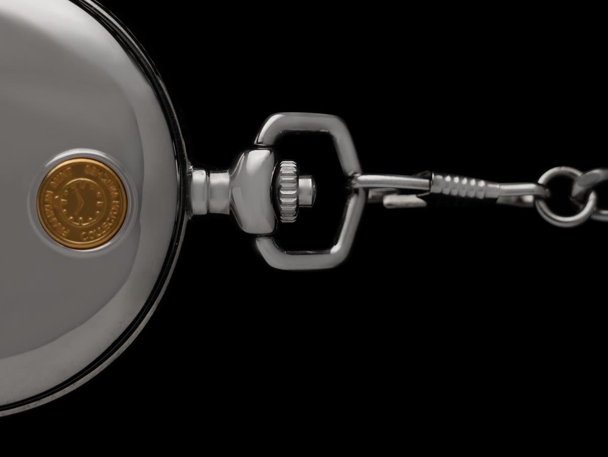 Men's Owned & Used By ZZ TOP'S Dusty Hill - Harley Davidson Chrome Pocket Watch For Sale