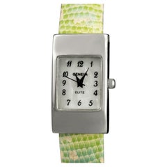 Posseduto e indossato da Betty White - Orologio da polso vintage con braccialetto svizzero