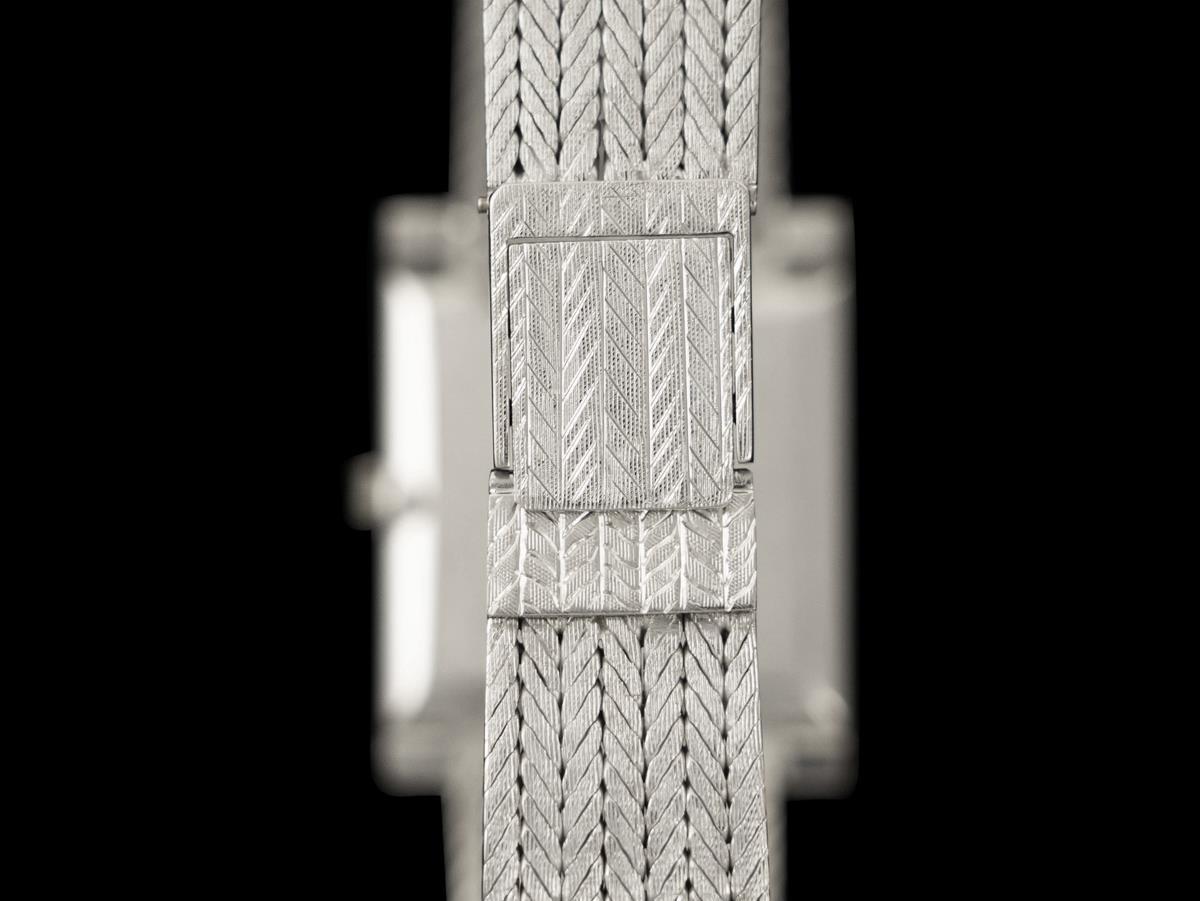 Owned & Worn By Red Skelton - 1958 Omega Vintage Mens 18K White Gold Watch For Sale 4