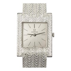 Owned & Worn By Red Skelton - 1958 Omega Vintage Mens 18K White Gold Watch