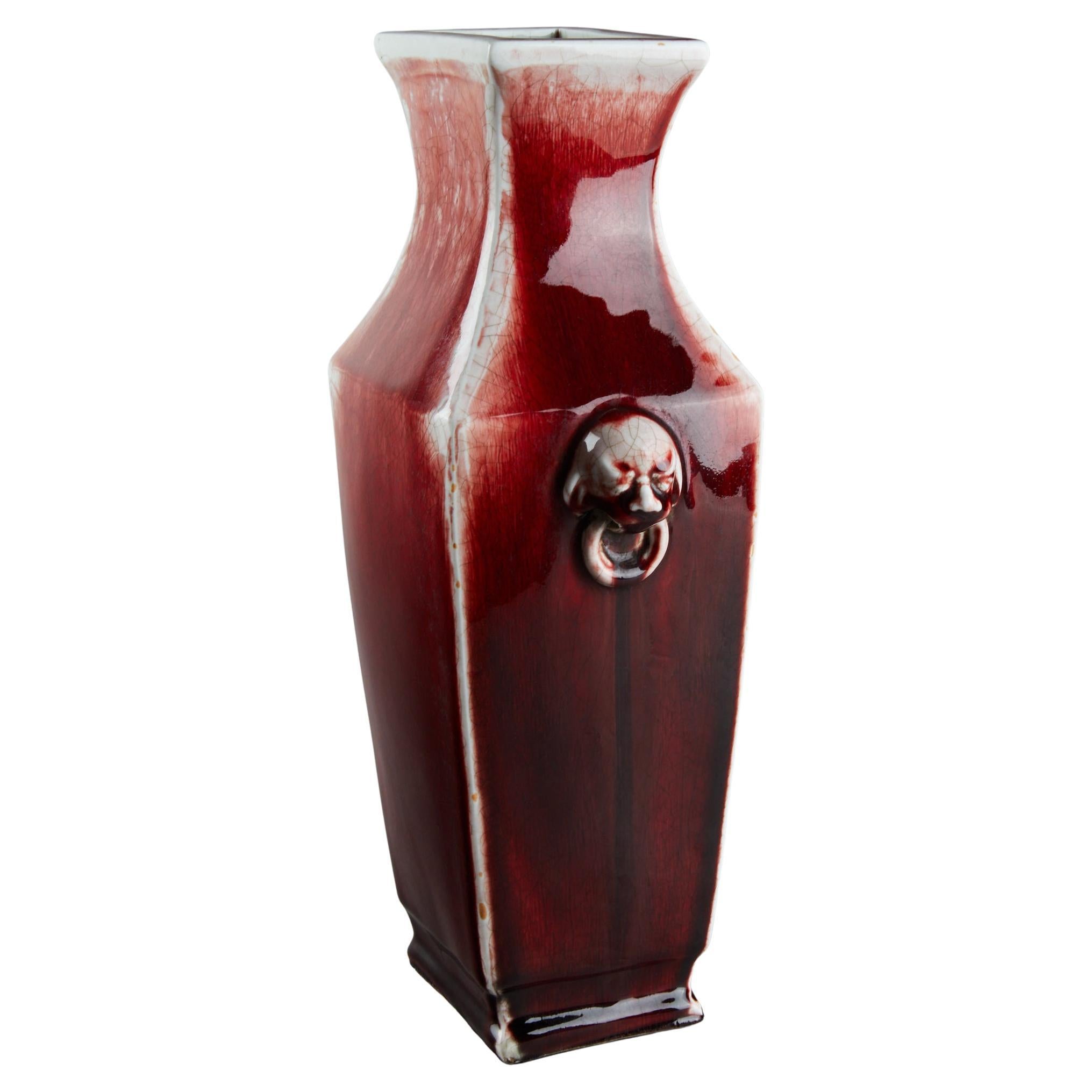 Ox Blood Vase For Sale