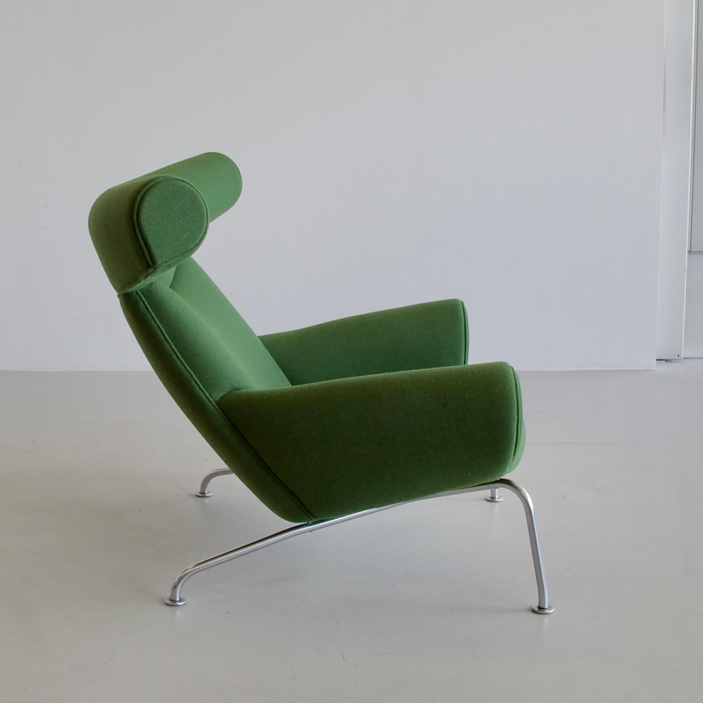 SILLA Y TABURETE OX de Hans J. WEGNER para AP STOLEN, Dinamarca Años 70 Danés en venta