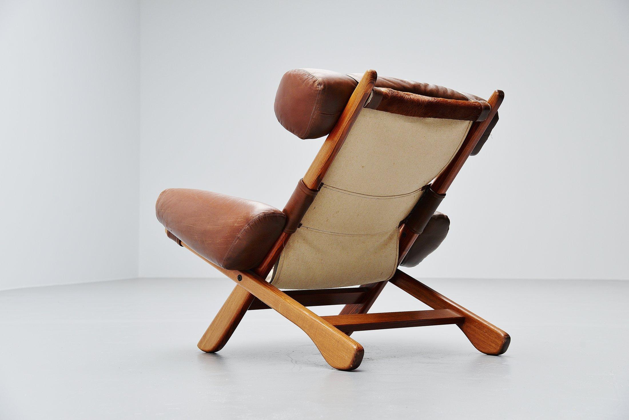 Mid-20th Century Ox Chair Sergio Rodrigues Attributed, Brazil, 1960