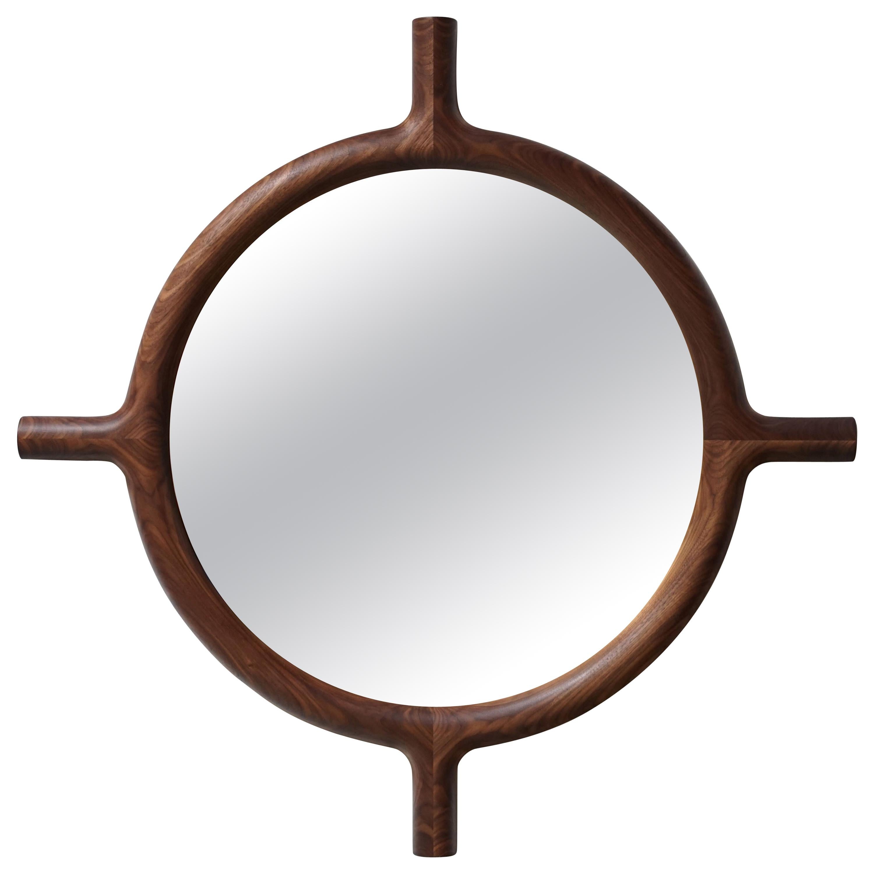 Ox Round Wall Mirror For Sale
