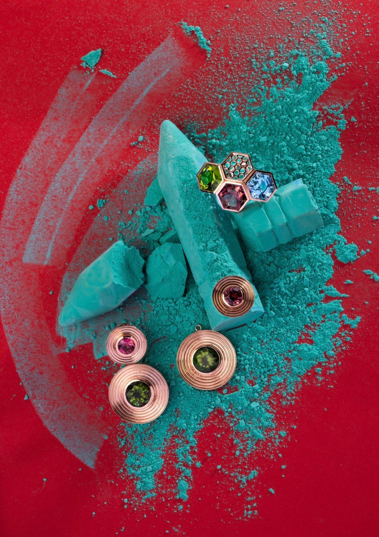 Oxa-Ring (Gemischter Schliff) im Angebot