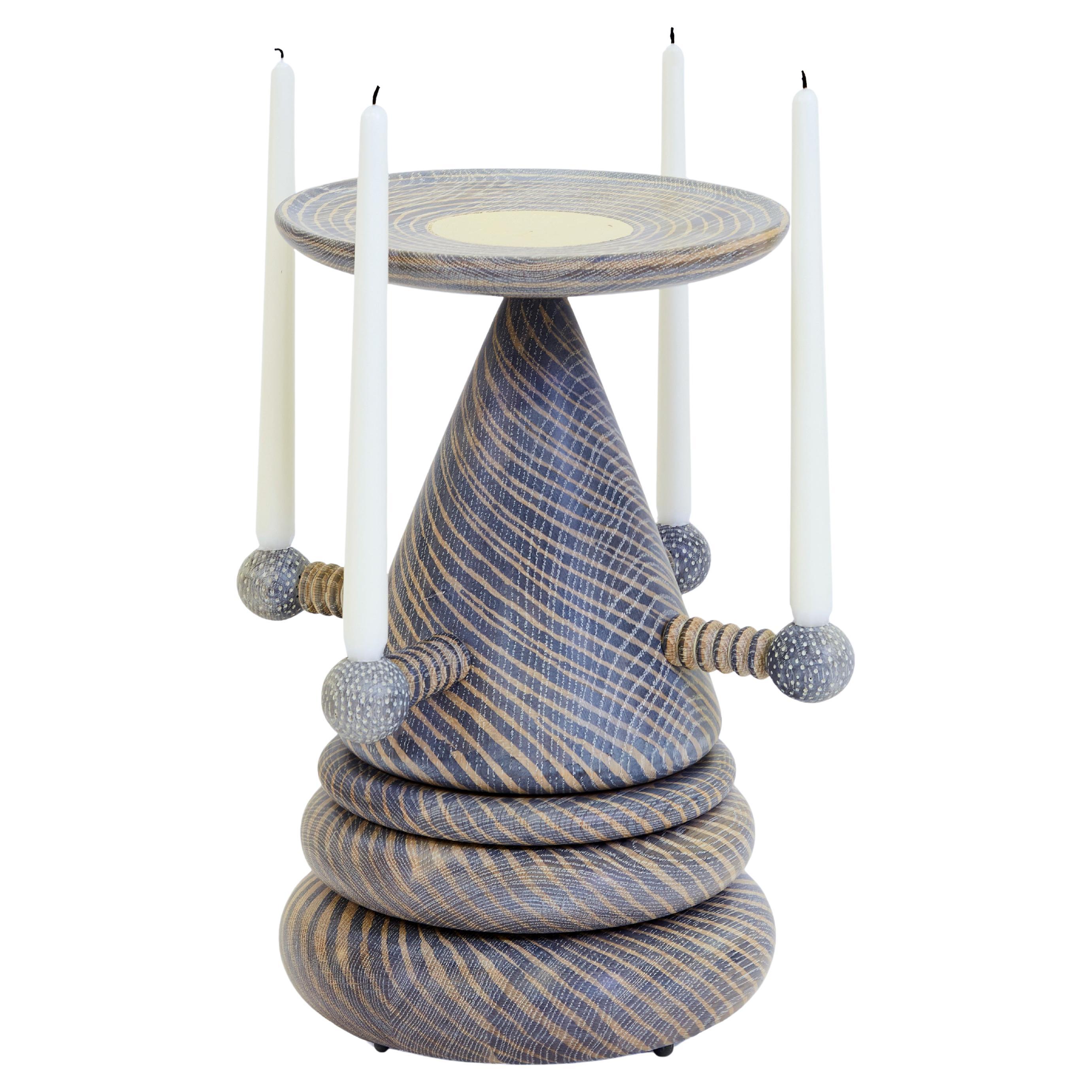 OXALINO Cuenco para Ofrendas - Portavelas Religioso Decorativo en Roble Pintado en venta