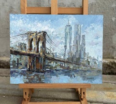 "Brooklyn Bridge", Painting, Oil on Canvas