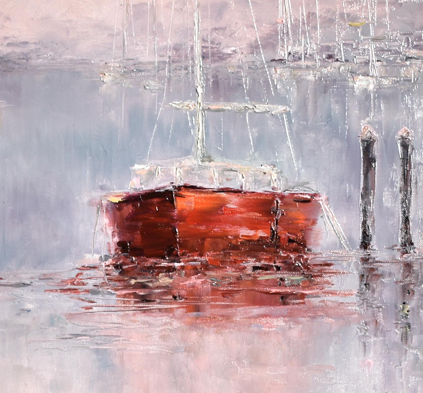 Amanecer brumoso - Painting Impresionista de Oxana Shimanchuk