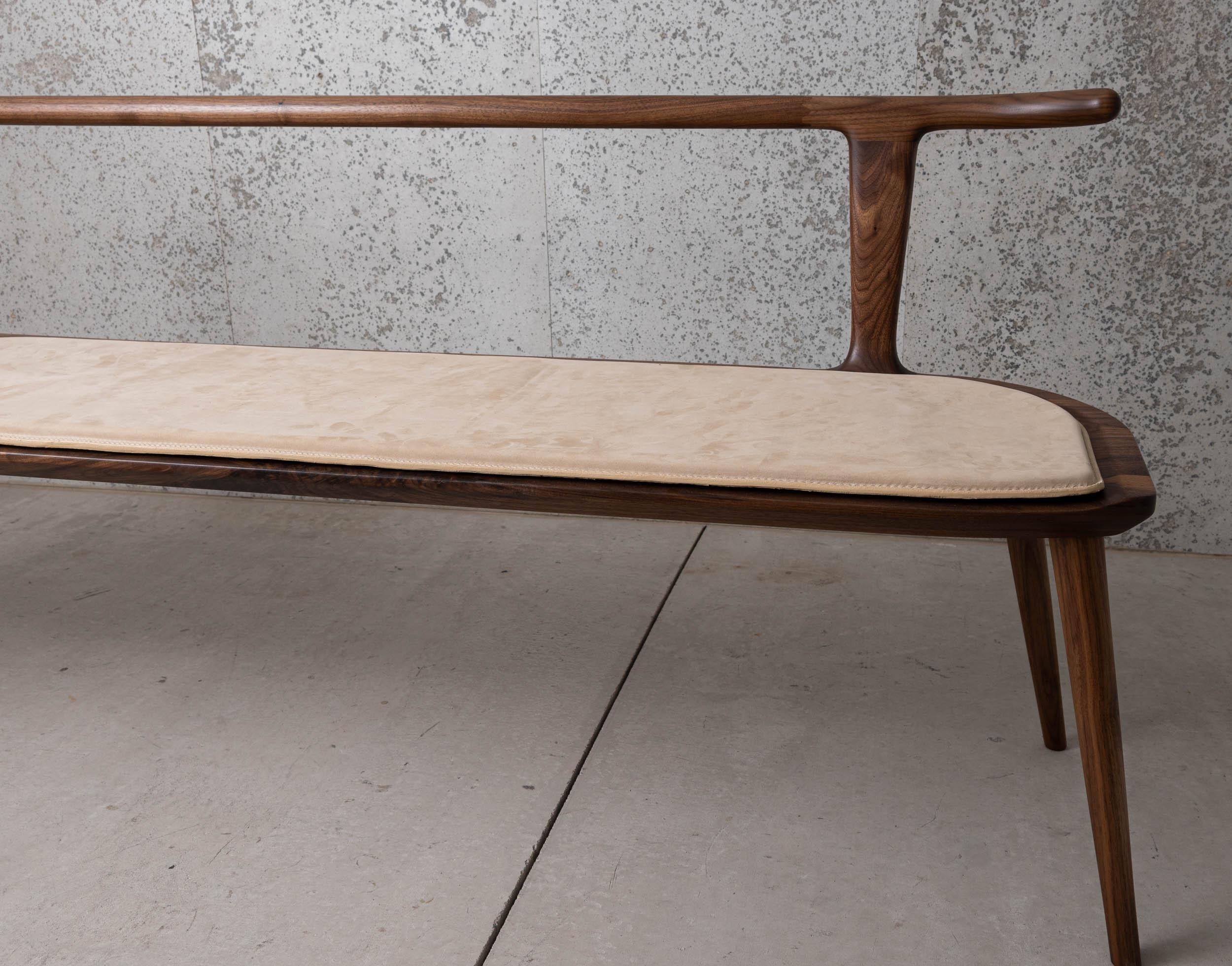 Oxbend Leather Seat Pad for the 5' Oxbend Bench For Sale 5