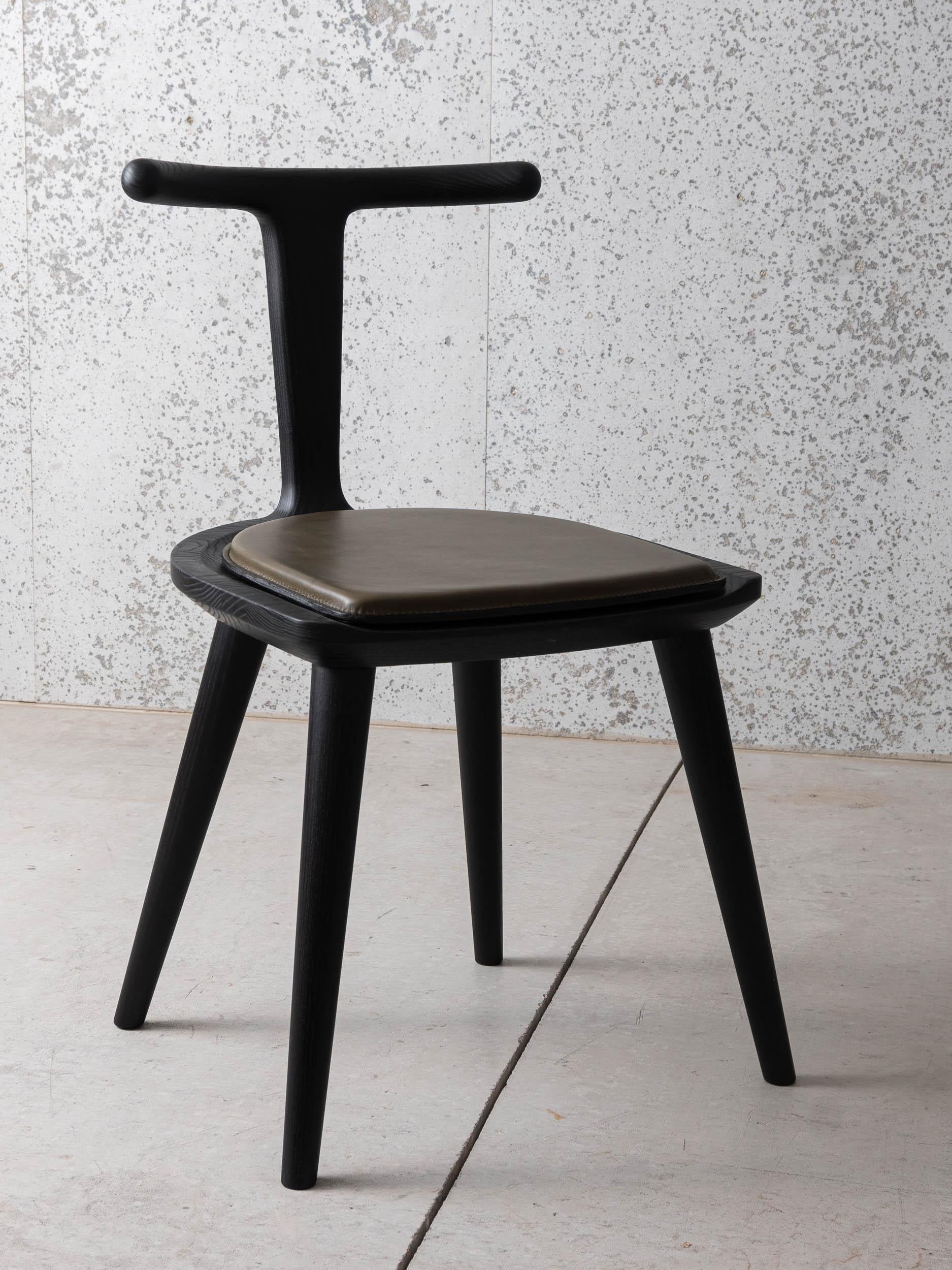 Oxbend Leder-Sitzpolsterung für den Oxbend-Stuhl und Hocker im Angebot 6