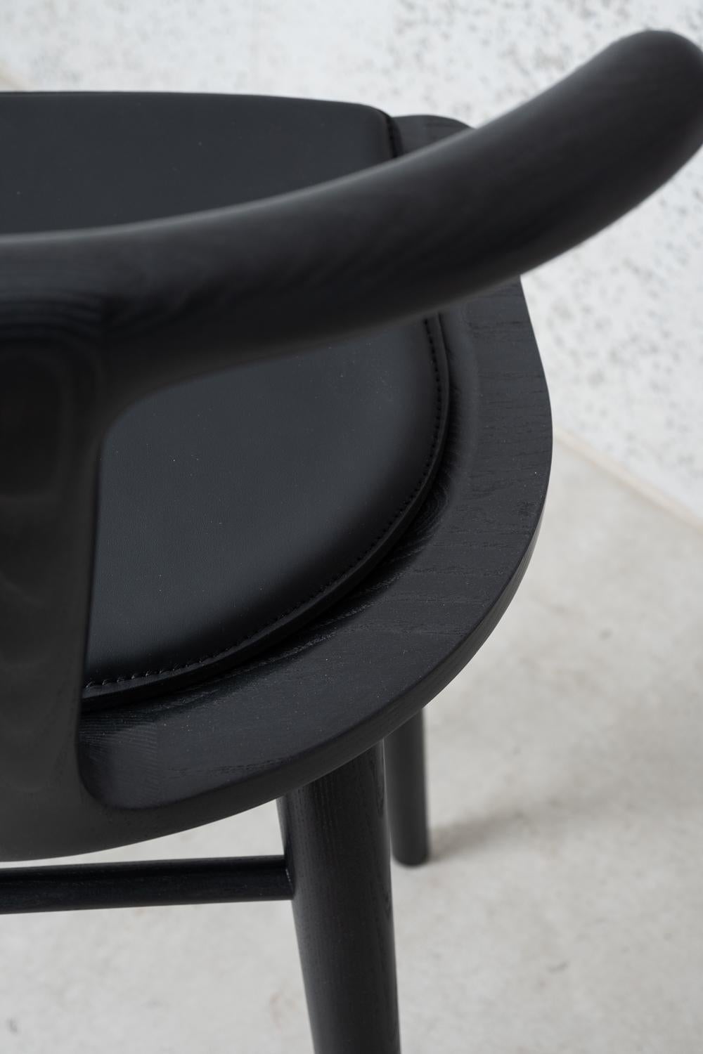 Oxbend Leder-Sitzpolsterung für den Oxbend-Stuhl und Hocker im Angebot 2