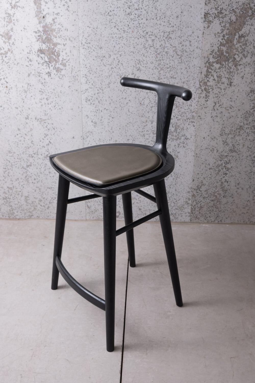 Oxbend Leder-Sitzpolsterung für den Oxbend-Stuhl und Hocker im Angebot 4