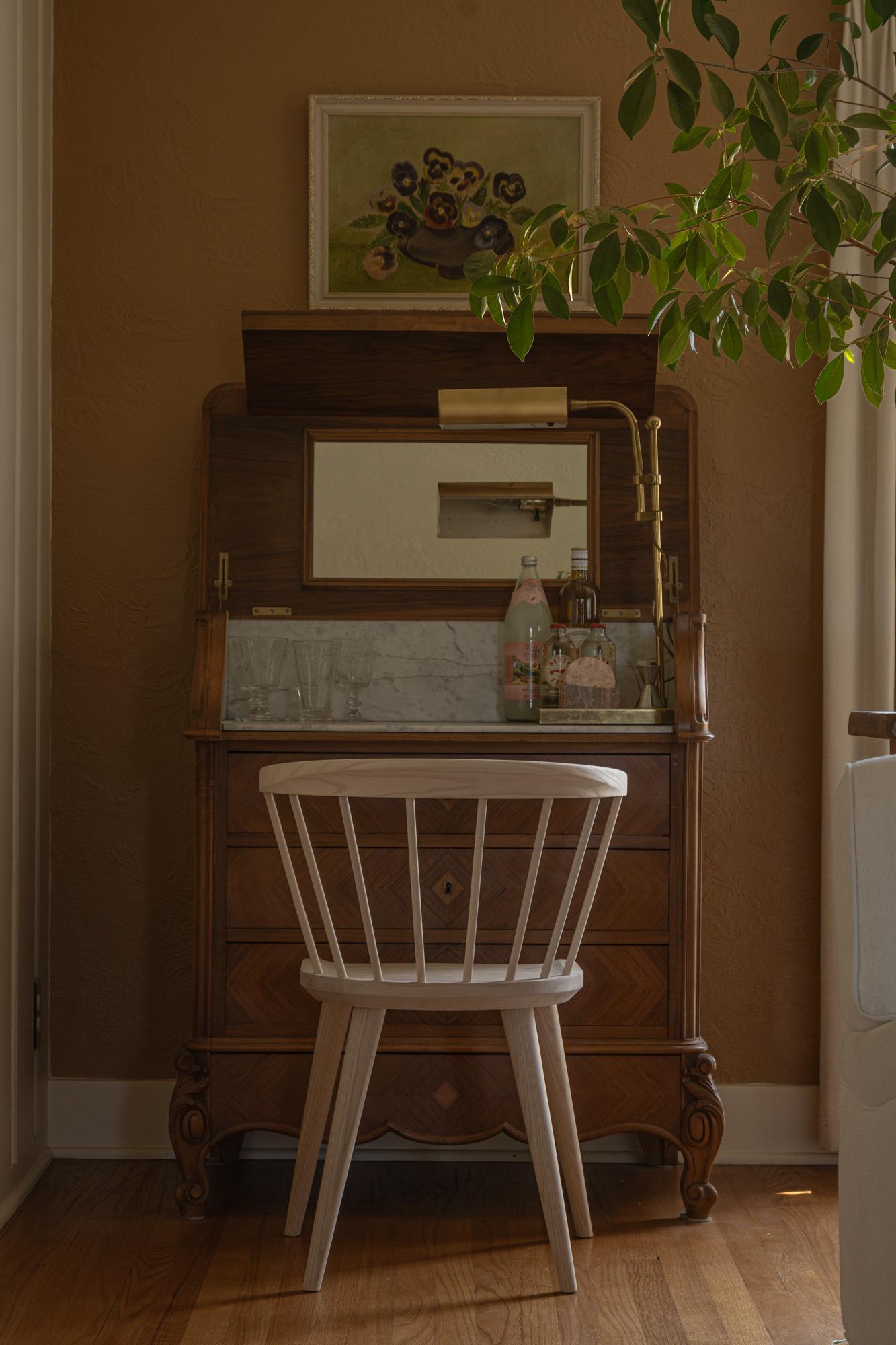 Oxbend Windsor Chair in White Ash by Fernweh Woodworking For Sale 9