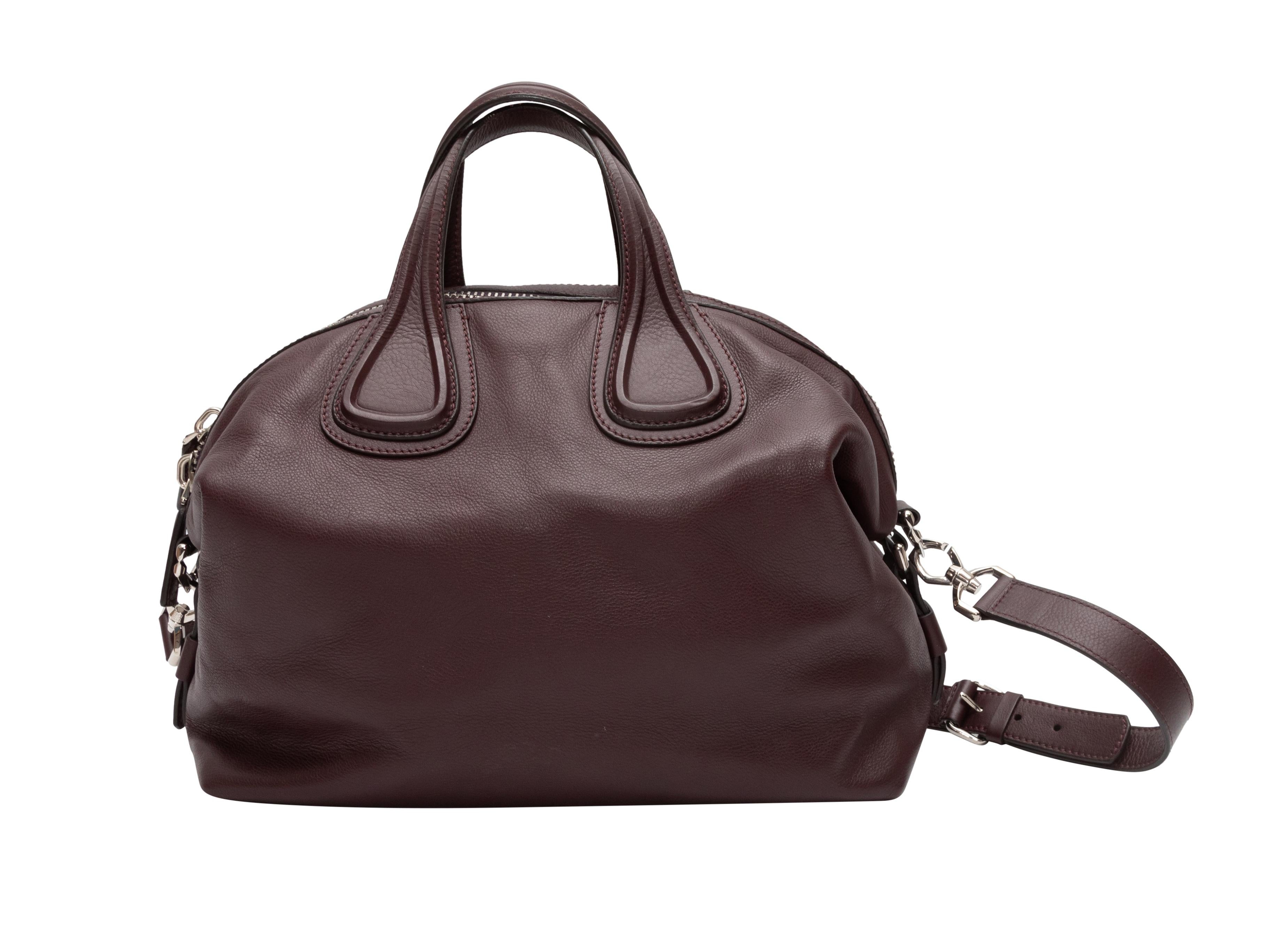 Oxblood Givenchy Nightingale Shoulder Bag 1