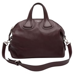 Oxblood Givenchy Nightingale Shoulder Bag