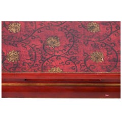 Oxblood Lacquered Chinoiserie Coffee Table