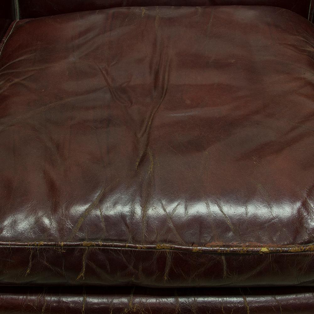 Oxblood Red Leather Club Chair 1