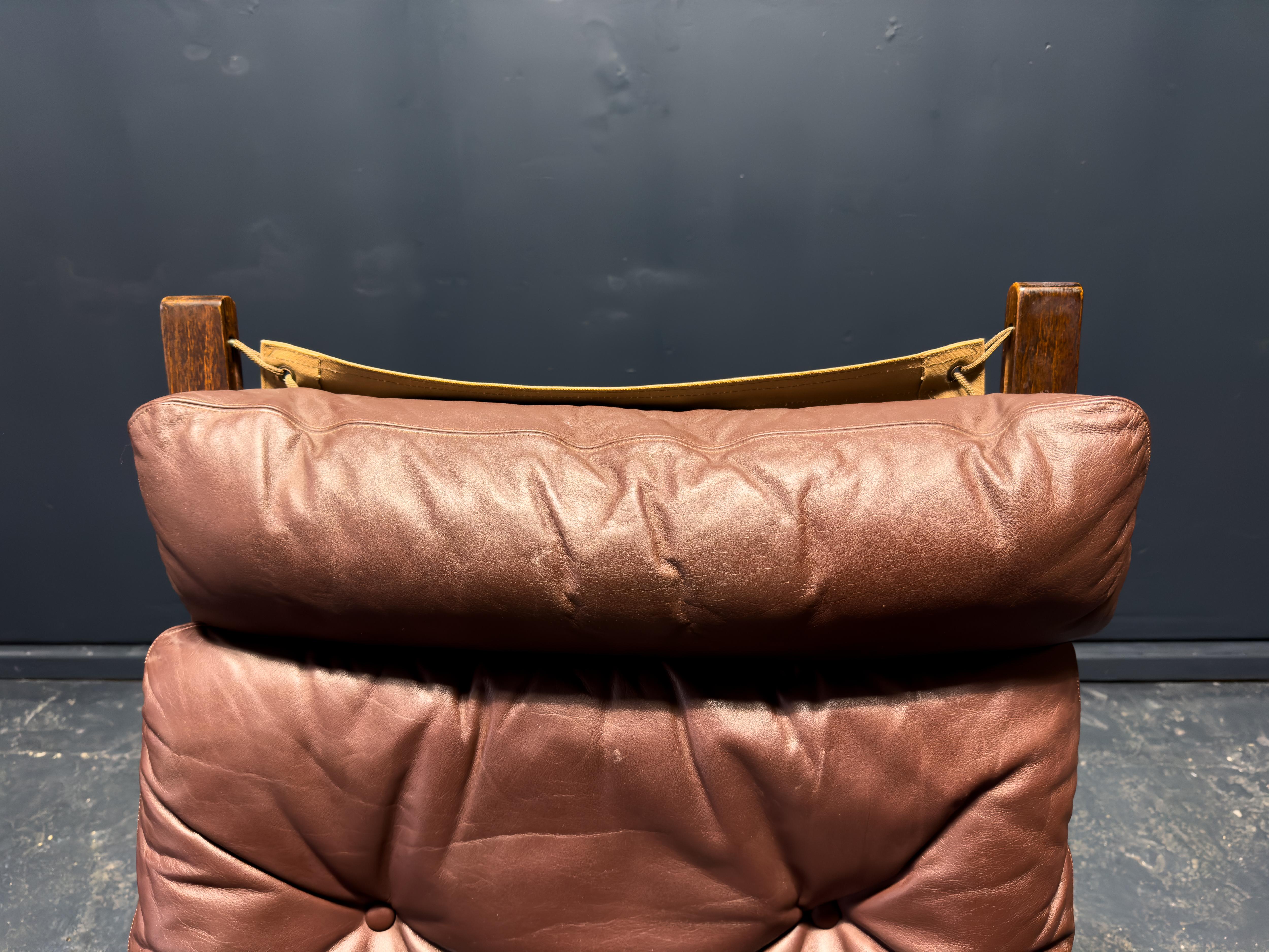 Oxblood Siesta Chair by Ingmar Relling For Sale 4