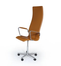 Oxford Desk Chair High Back by Fritz Hansen, 1976