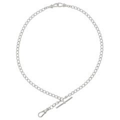 Oxford Double Albert Chain in Sterling Silver