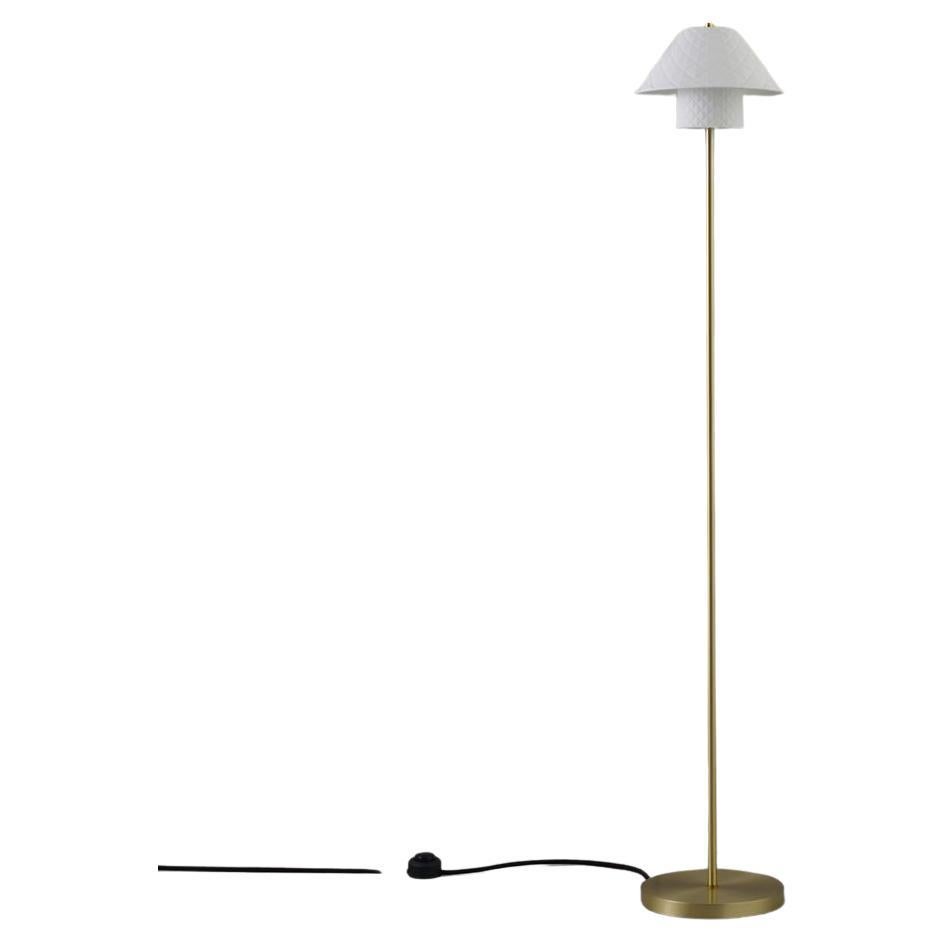 Lampada da terra doppia Oxford Nature White di Original BTC