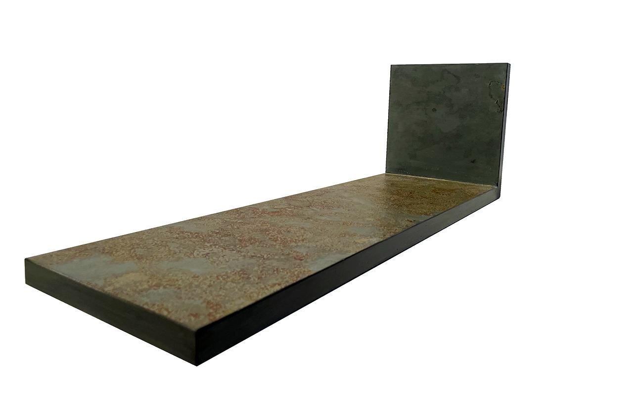 Modern Oxid Slate Bookend Natural Stone Contemporary Design by Joaquín Moll In Stock For Sale