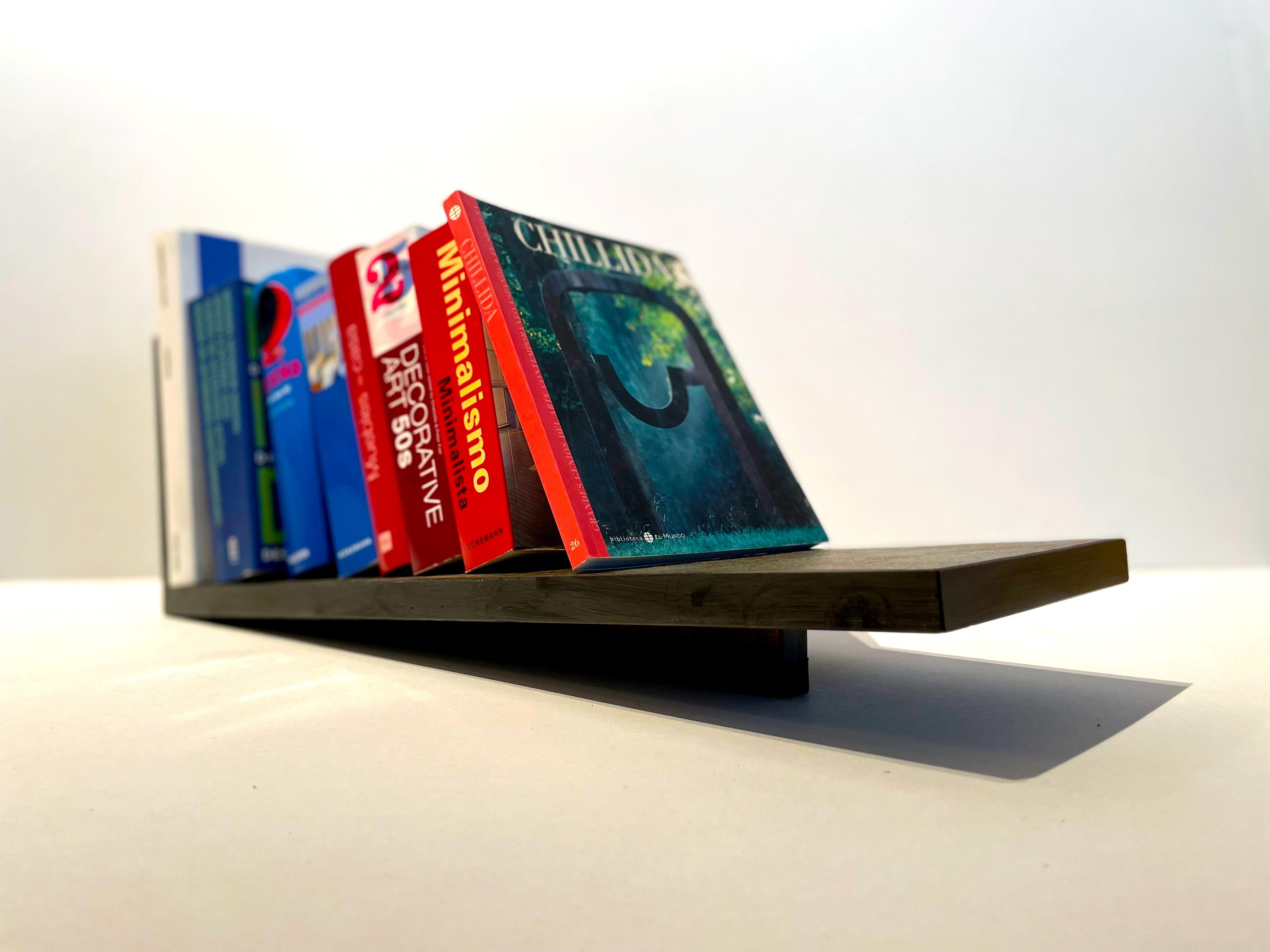 Spanish Oxid Slate Bookend Natural Stone Contemporary Design by Joaquín Moll In Stock For Sale