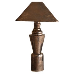 Oxide Moro Ceramic Table Lamp in Glazed Earthenware Clay by Gazar Studio