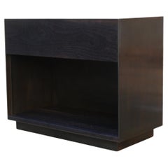 Oxide Side Cabinet Handmade by Laylo Studio in Walnut and Steel with Plinth