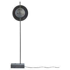 Oxidised and Patinated Metal Floor Lamp, a Contemporary Work of Art.