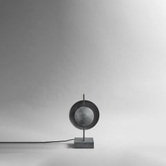 Oxidised Metal Table Lamp, Contemporary Work.