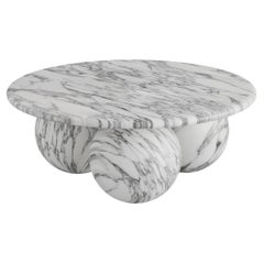Oxley Center Table in Arabescato Corchia Italian Marble