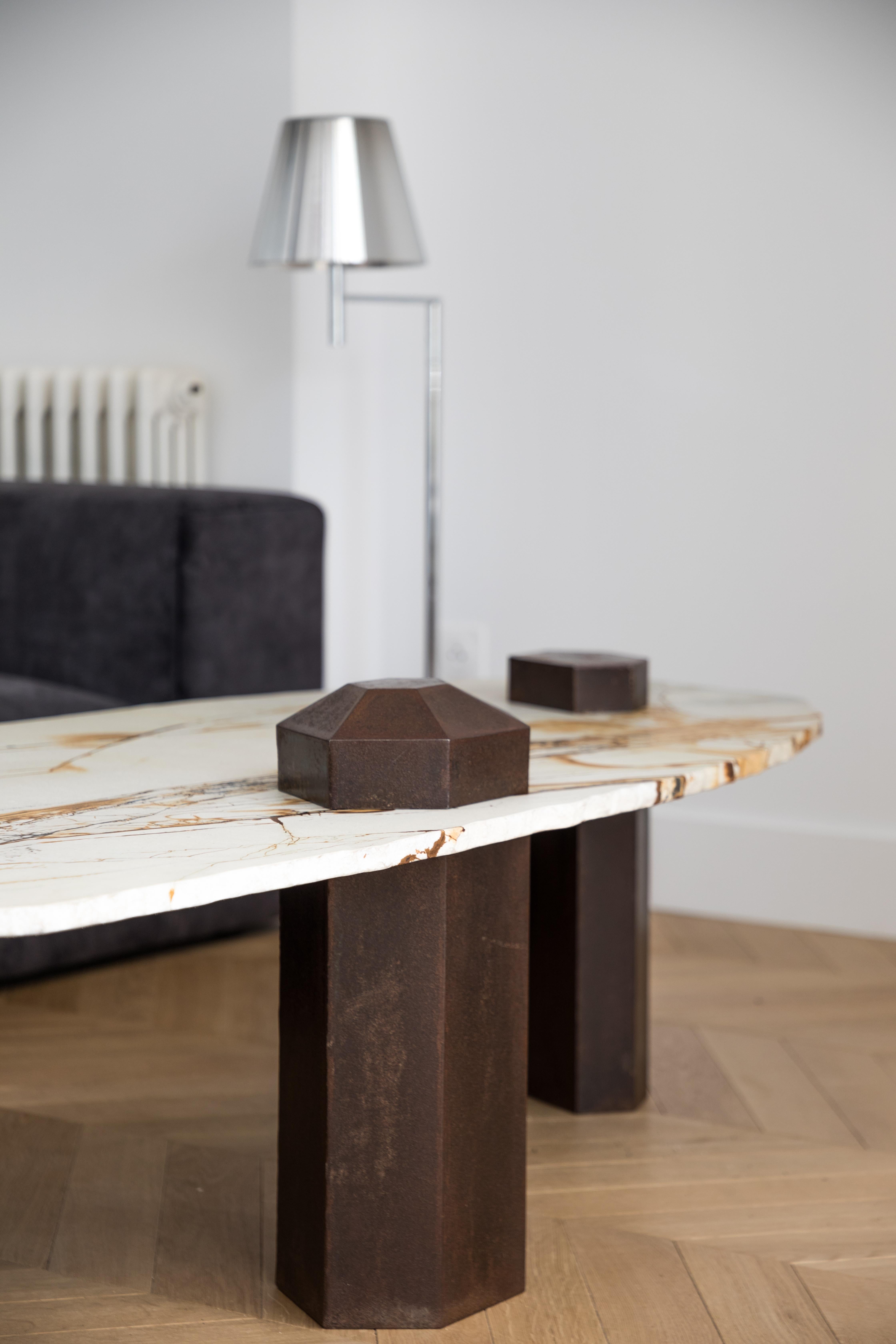 Oxyde Table by Divague Création For Sale 1