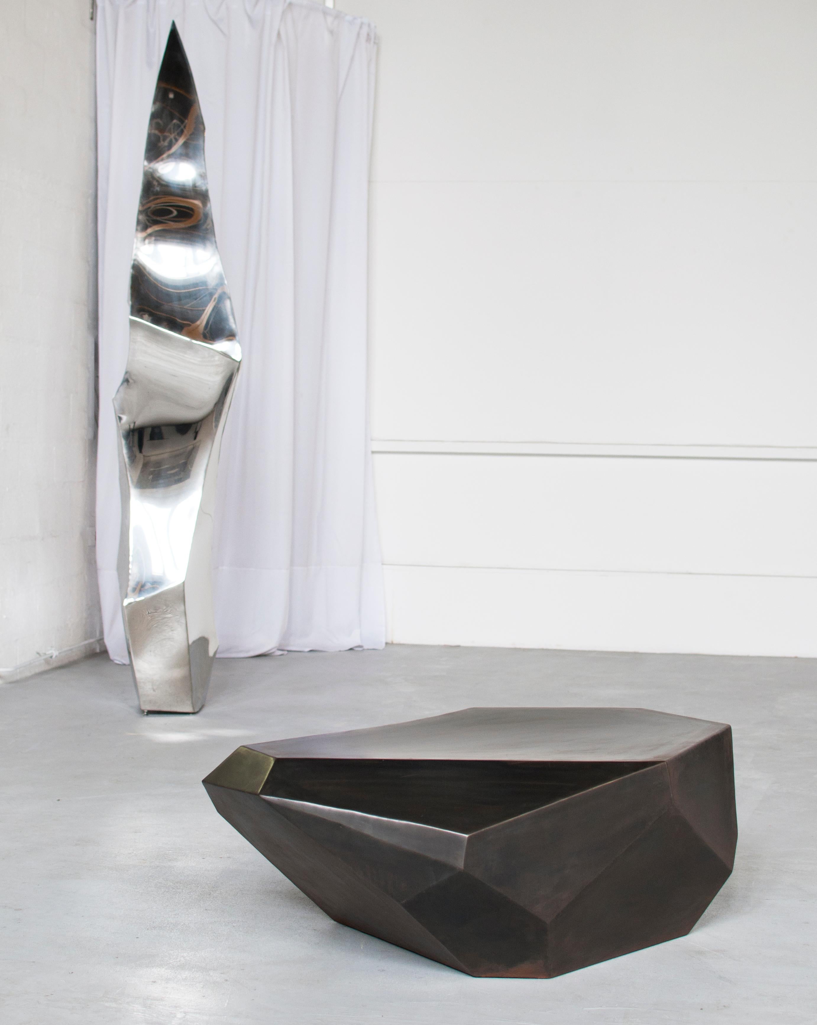 Post-Modern Oxyde Table by Pol Quadens For Sale