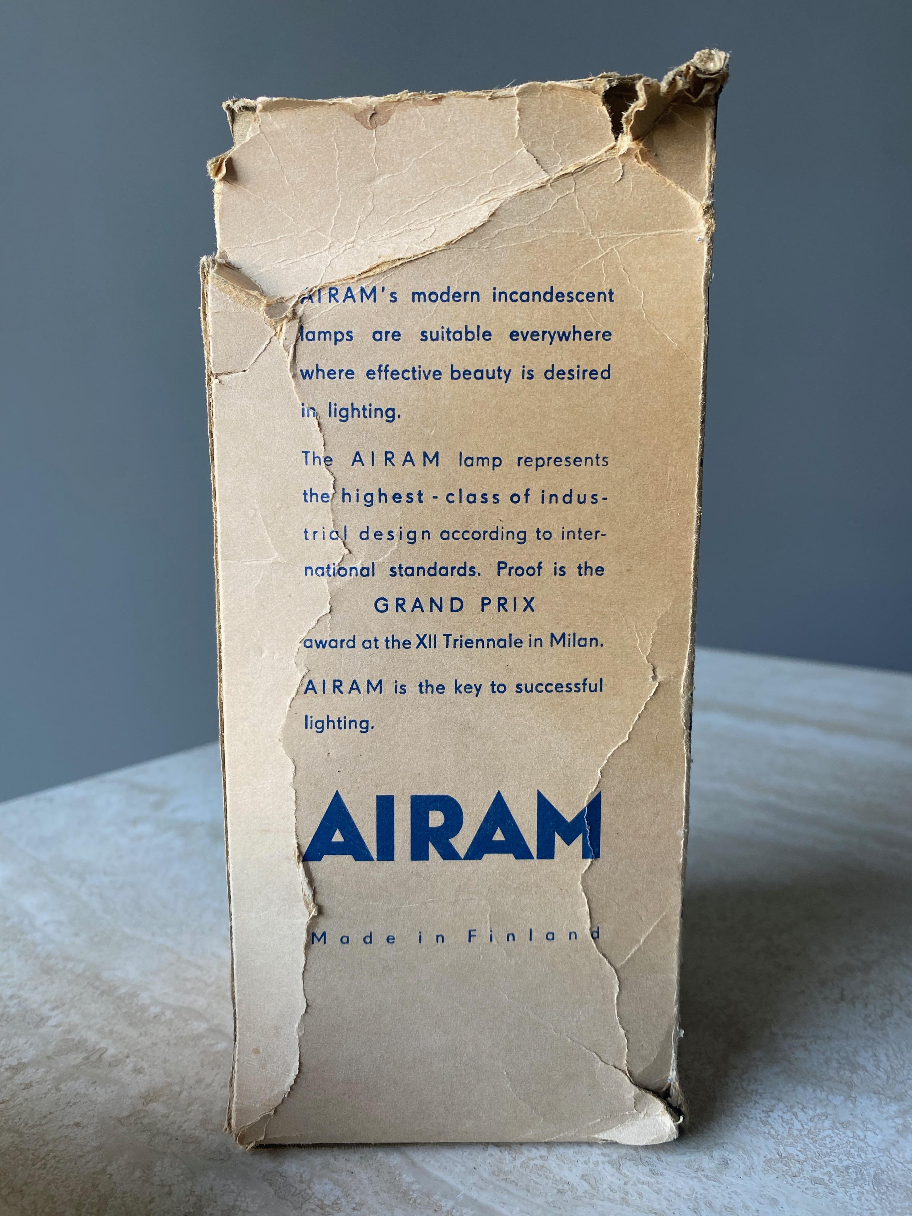 Oy Airam Ab, LIghtbulb By Tapio Wirkkala, 1960 1