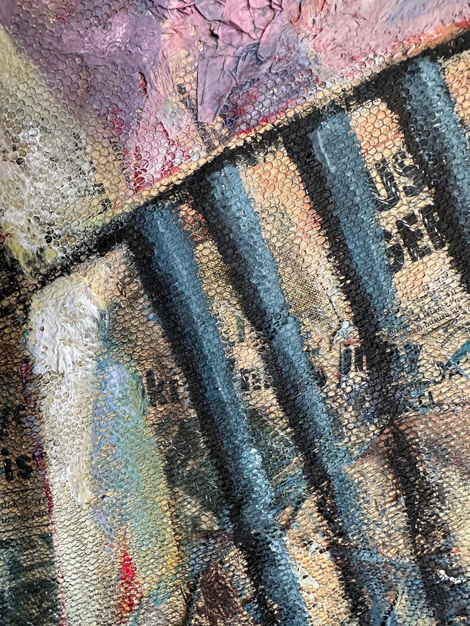 23 aprile - Oya Bolgun - Pittura astratta - Tecnica mista in vendita 4