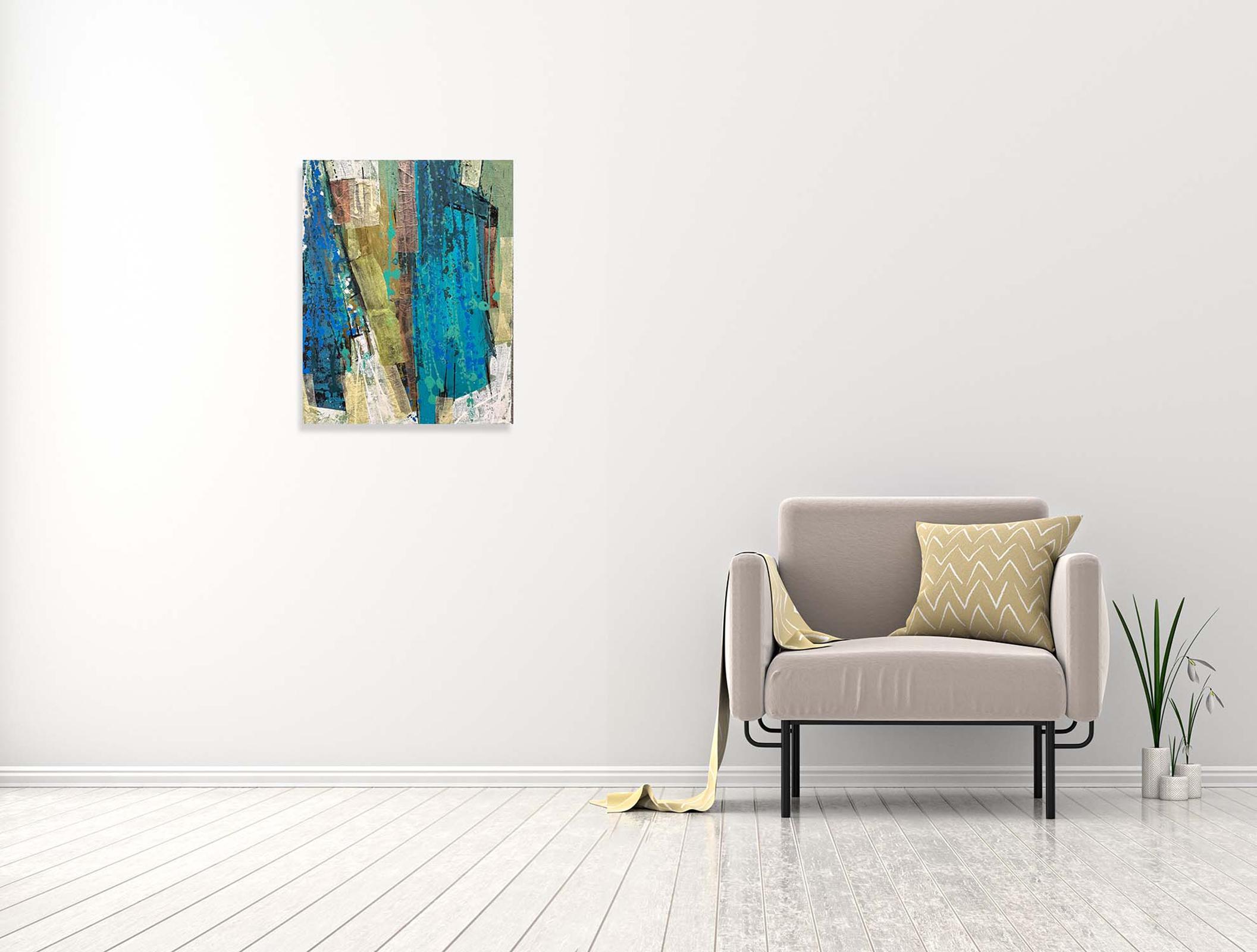 Beyond The Unknown - Oya Bolgun - Abstract Painting - Mixed Media For Sale 1