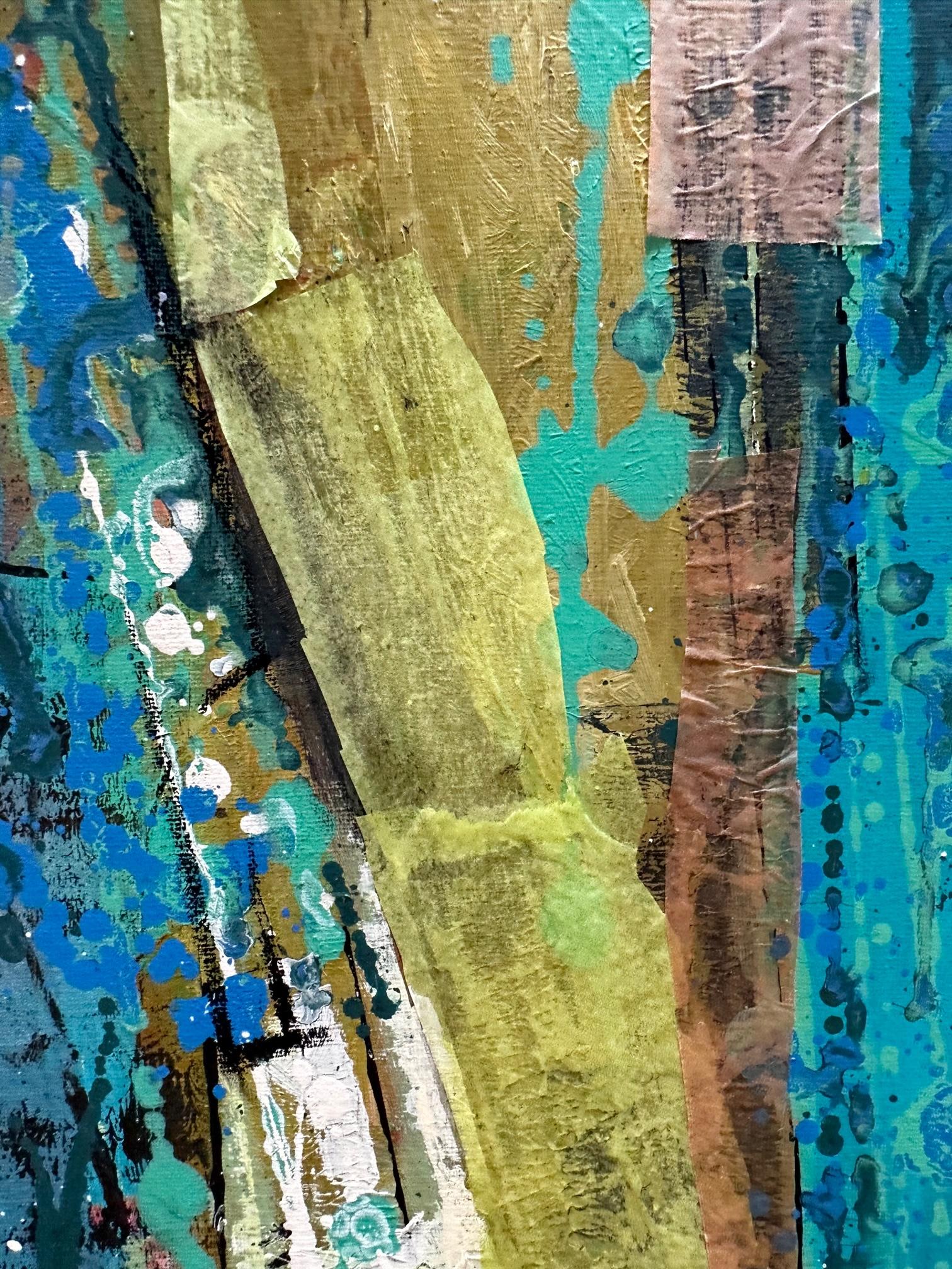 Beyond The Unknown - Oya Bolgun - Abstract Painting - Mixed Media For Sale 2