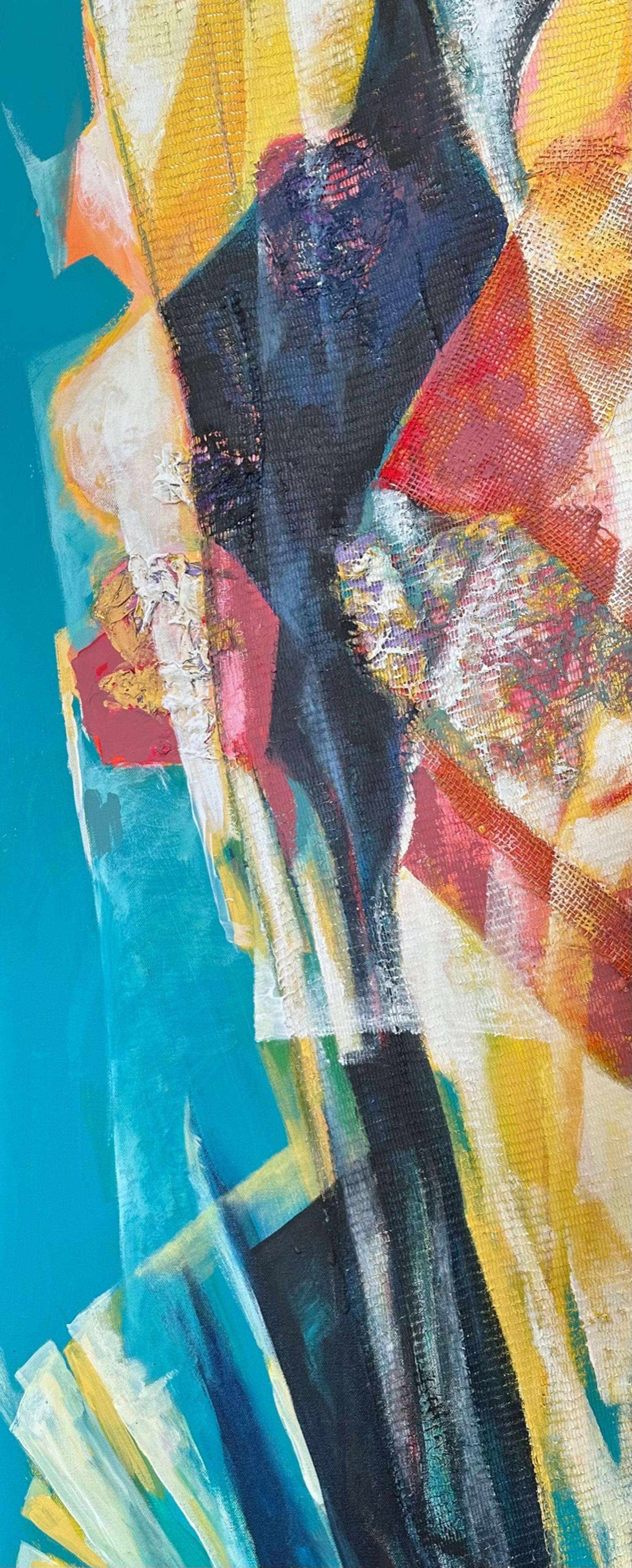 Oya Bolgun es una artista visionaria cuyo estilo abstracto, dinámico y en constante evolución, capta la imaginación e inspira los sentidos. Basándose en su profunda pasión por la autoexpresión y en su deseo de conectar con su público, Oya crea obras