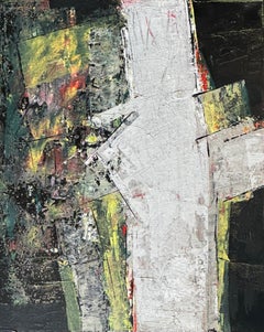 Kommotion 1 – Oya Bolgun – Abstraktes Gemälde – Mischtechnik
