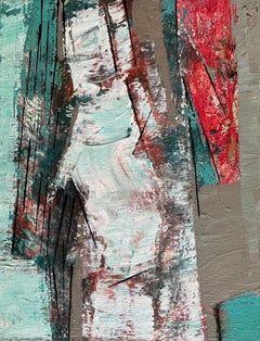 Commotion - Oya Bolgun - Pittura astratta - Tecnica mista