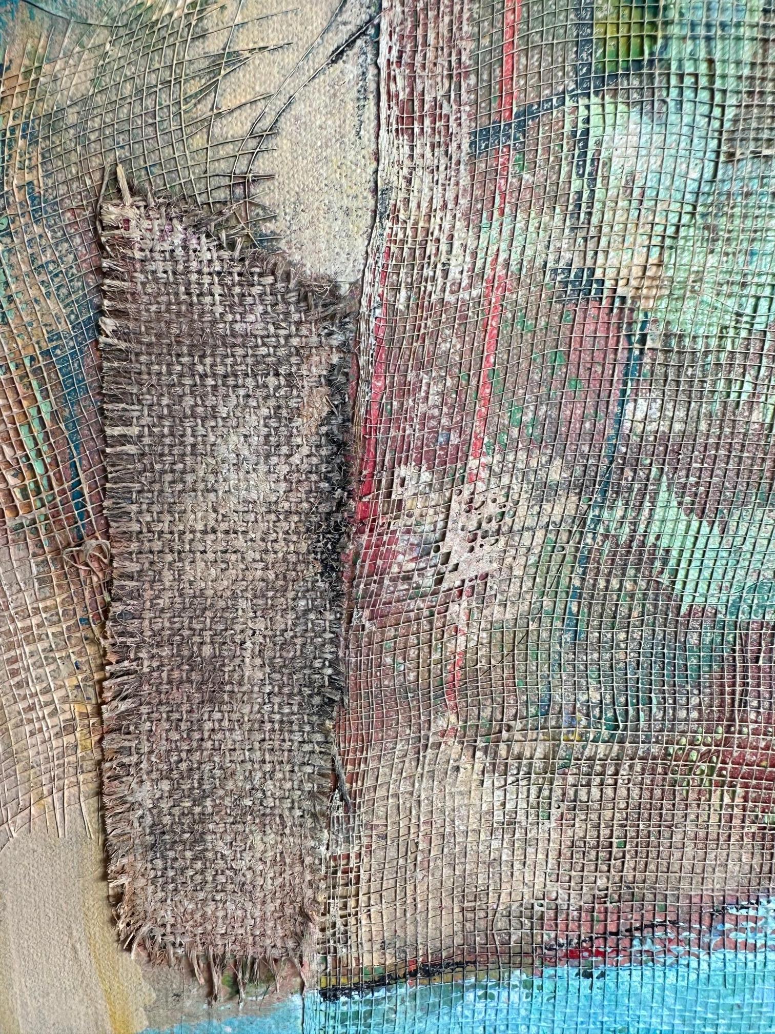 Connection - Oya Bolgun - Abstract Painting - Mixed Media For Sale 3