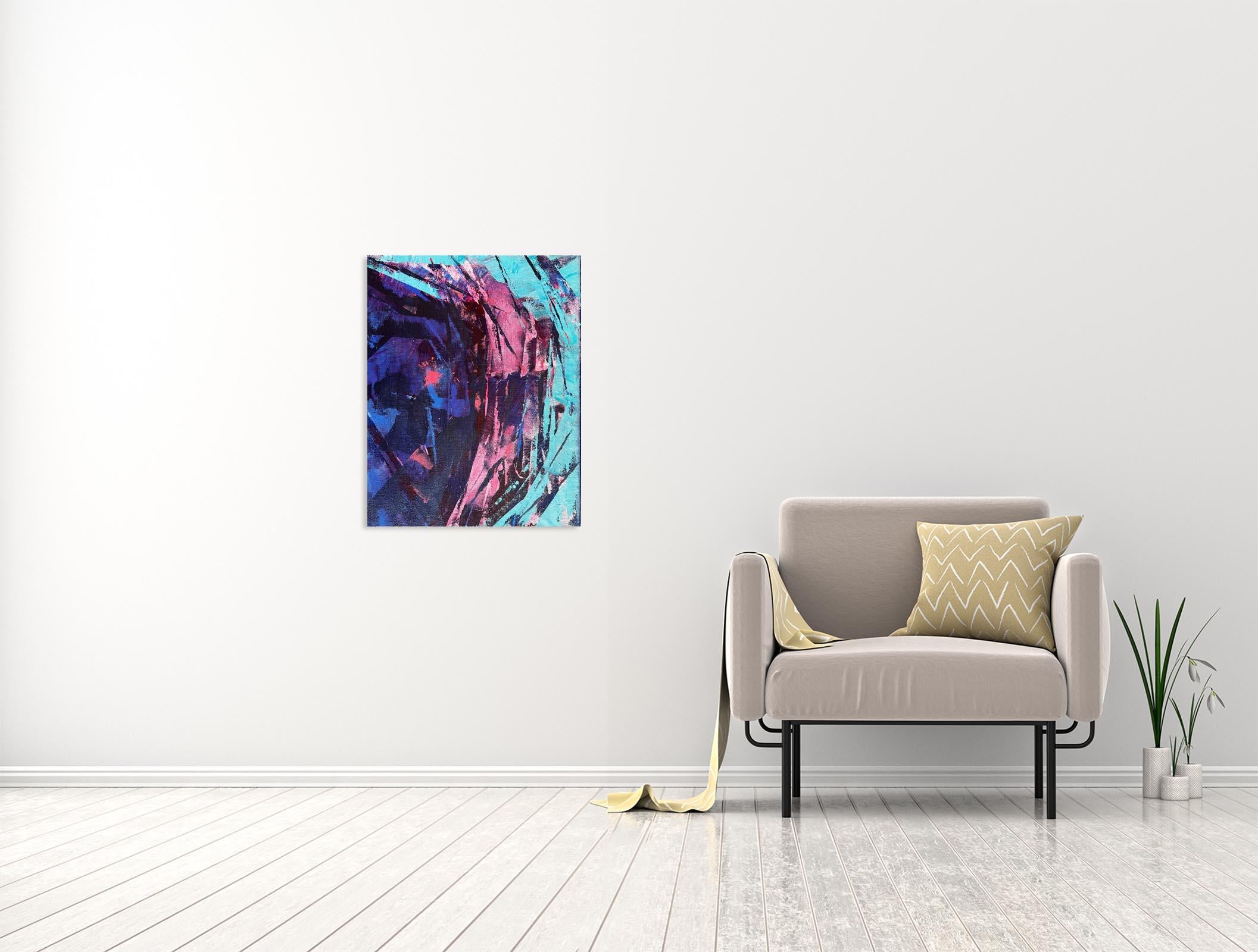 Deep Down - Oya Bolgun - Abstract Painting - Mixed Media For Sale 1