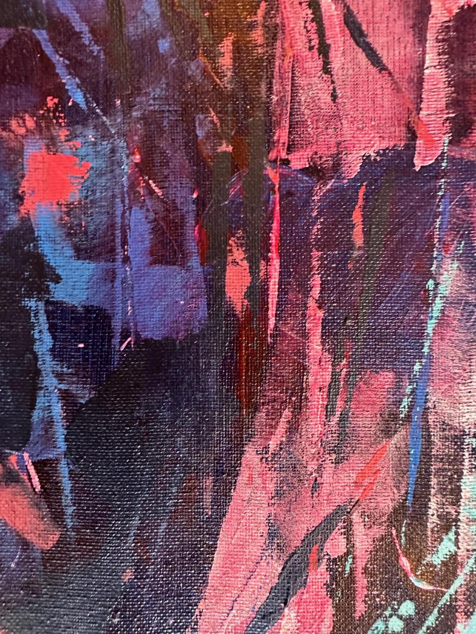 Deep Down - Oya Bolgun - Abstract Painting - Mixed Media For Sale 2