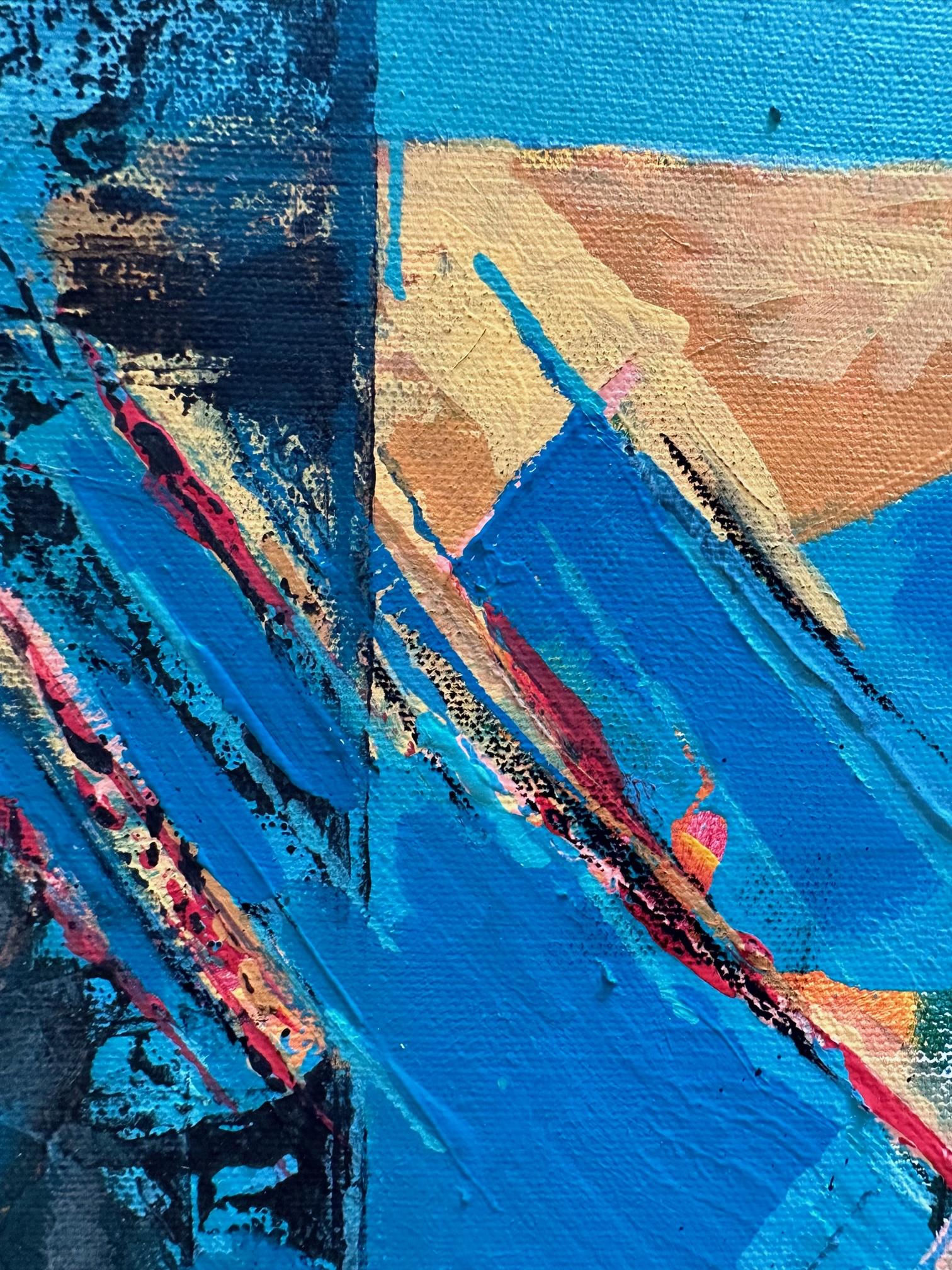 Distraction - Oya Bolgun - Peinture abstraite - Techniques mixtes en vente 2