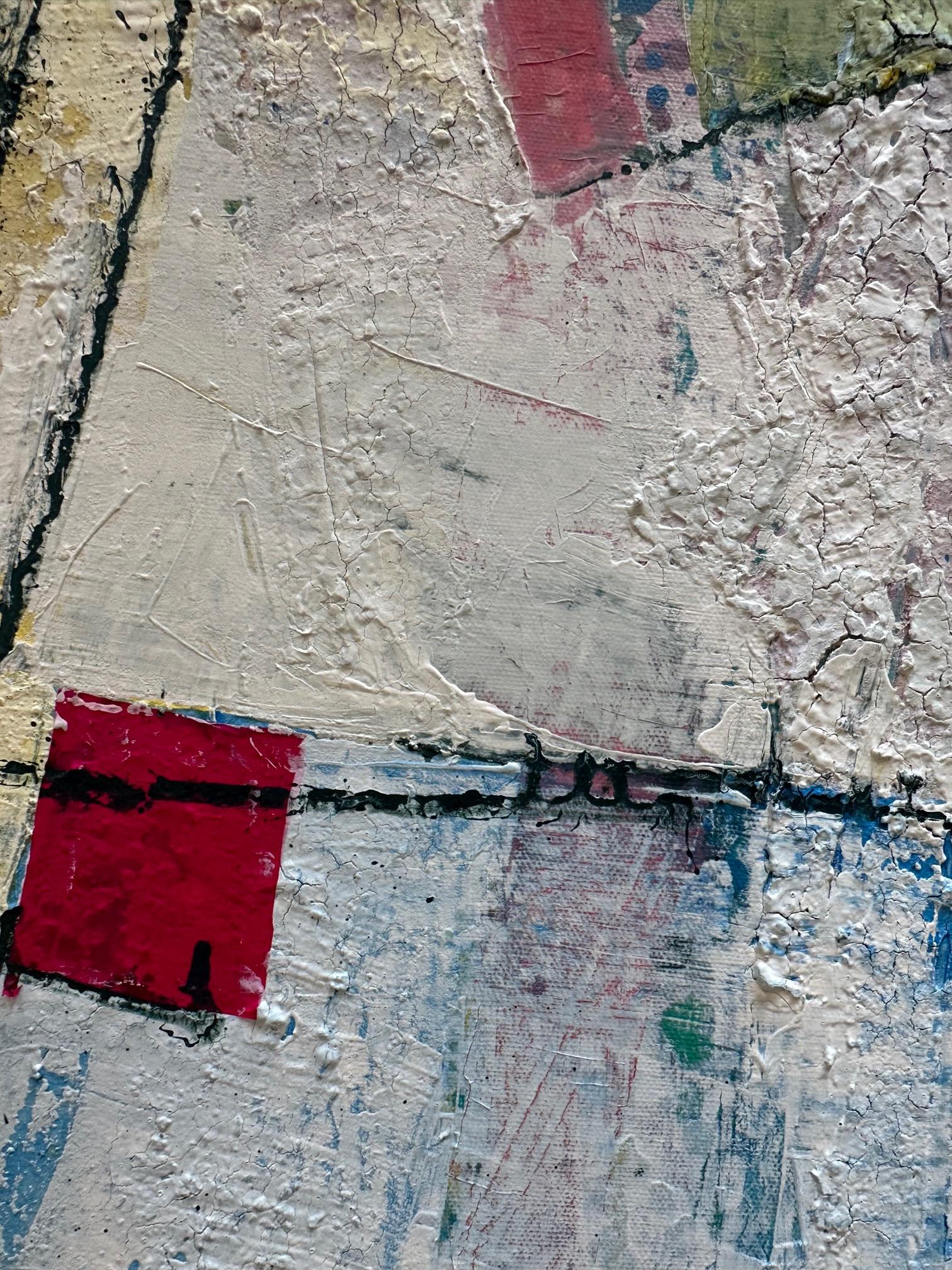 Emery 1 - Oya Bolgun - Abstract Painting - Mixed Media For Sale 2